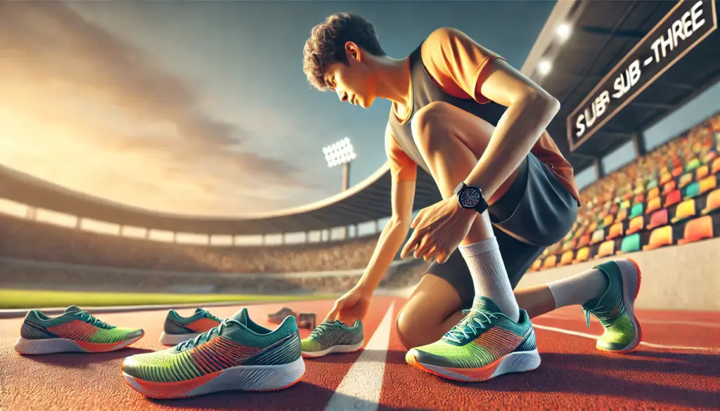 「ランニング adidas サブスリーに挑戦したいけど、どのシューズを選べばいいのか分からない」