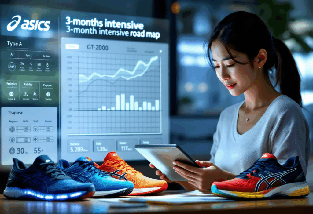 asicsサブフォーに最短!最適シューズ比較と3ヶ月集中ロードマップ