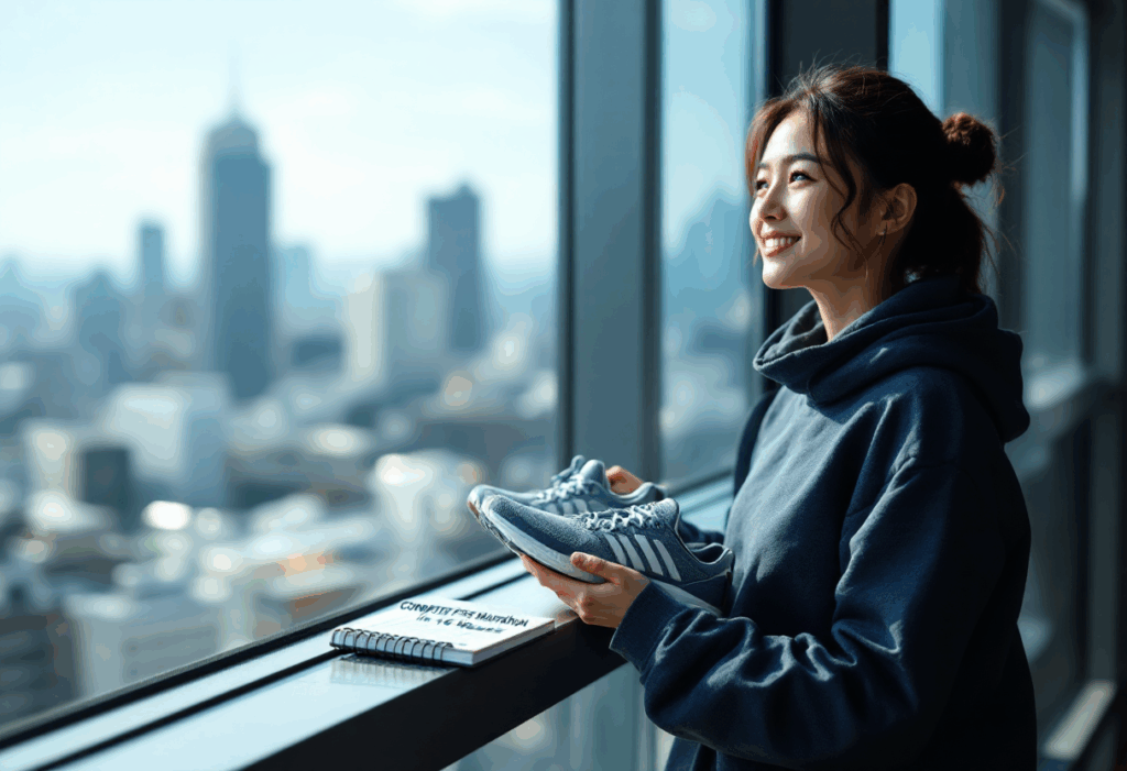 初マラソン完走の鍵は「アディダスシューズ」と「16週間計画」の最適解